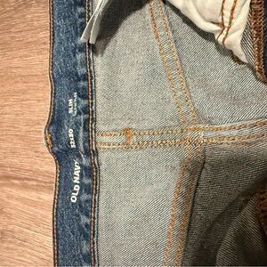 Old Navy Denim Pants with Contrast Stitching